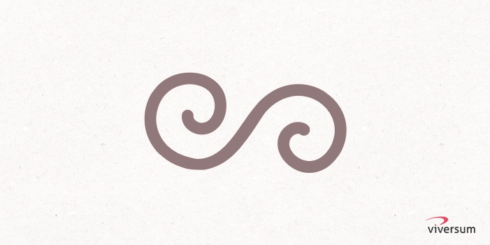 Keltisches Symbol Doppelspirale