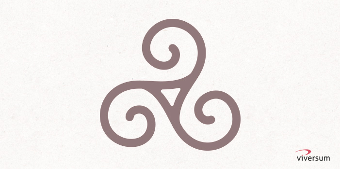 Keltisches Symbol Triskele