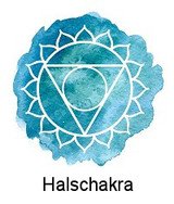 Halschakra / Vishuddha (in Kehlkopfhöhe)